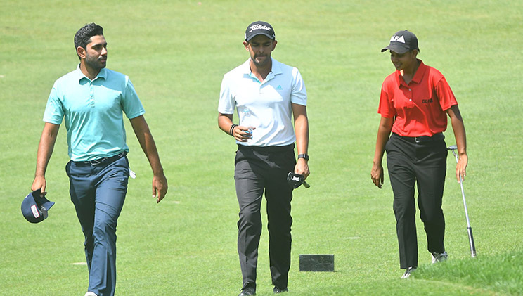 Hitaashee Bakshi, Ankur Chadha & Aadil Bedi’s team leads on day one of Ballantine’s Golf Championship – Mixed Pro Challenge