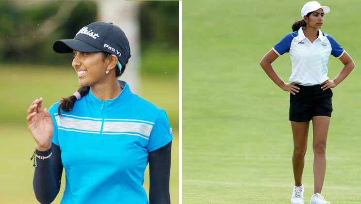 Aditi Ashok and Diksha Dagar in action