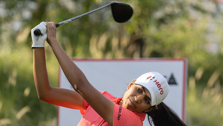 Diksha Dagar in action