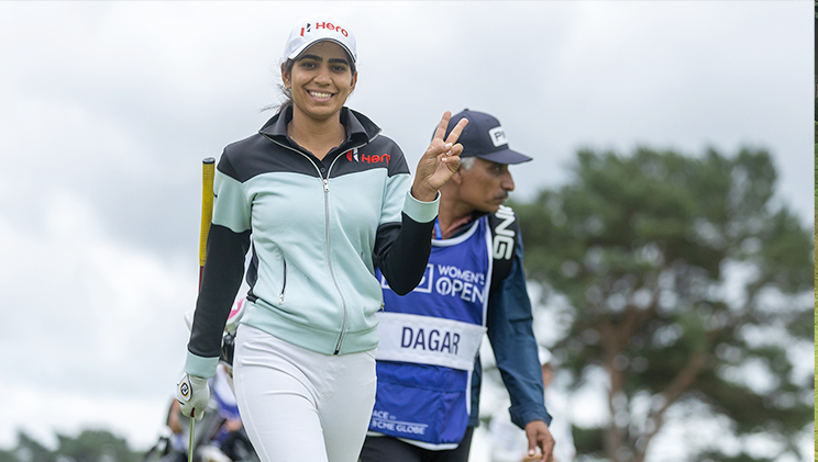 Diksha Dagar in action